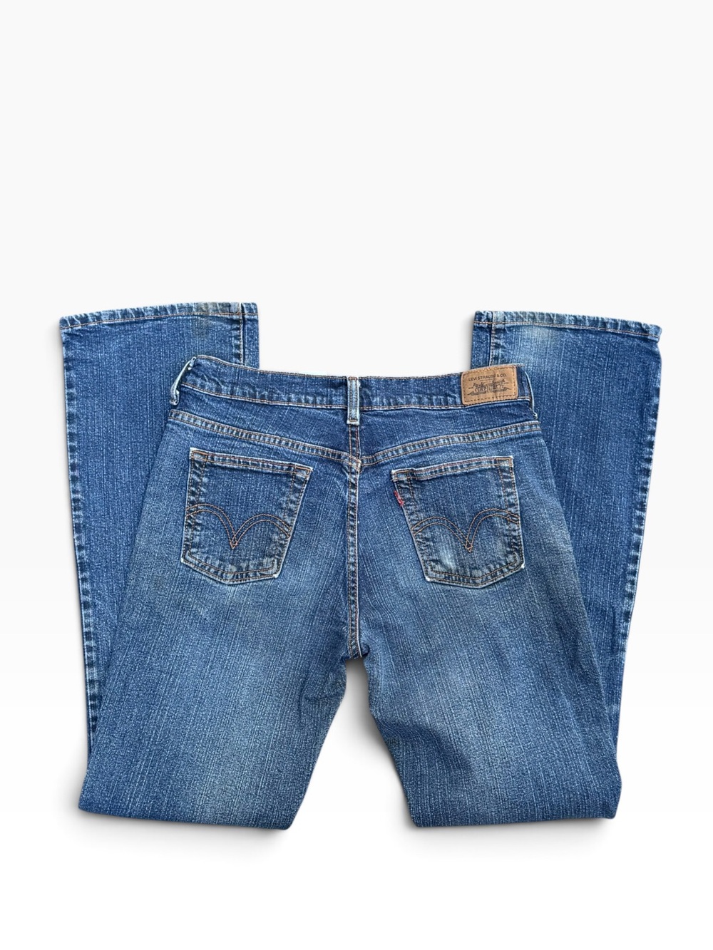 Levis Womens 515 Bootcut Jeans Medium Wash Denim Size 6 M